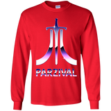 T-Shirts Red / YS Parzival Retro Youth Long Sleeve T-Shirt