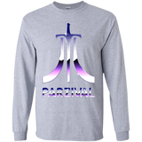T-Shirts Sport Grey / YS Parzival Retro Youth Long Sleeve T-Shirt
