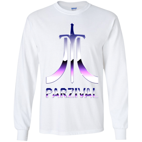 T-Shirts White / YS Parzival Retro Youth Long Sleeve T-Shirt
