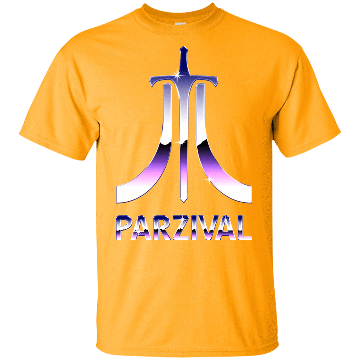 T-Shirts Gold / YXS Parzival Retro Youth T-Shirt