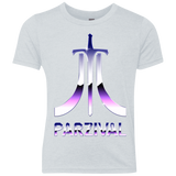 T-Shirts Heather White / YXS Parzival Retro Youth Triblend T-Shirt