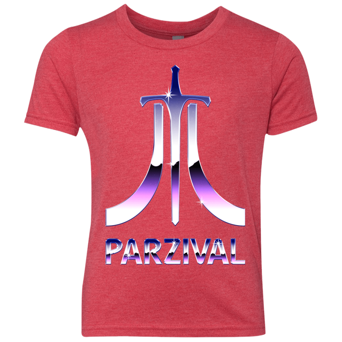 T-Shirts Vintage Red / YXS Parzival Retro Youth Triblend T-Shirt