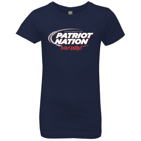 T-Shirts Midnight Navy / YXS Patriot Nation Dilly Dilly Girls Premium T-Shirt