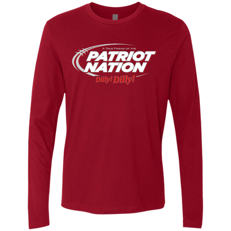 T-Shirts Cardinal / Small Patriot Nation Dilly Dilly Men's Premium Long Sleeve