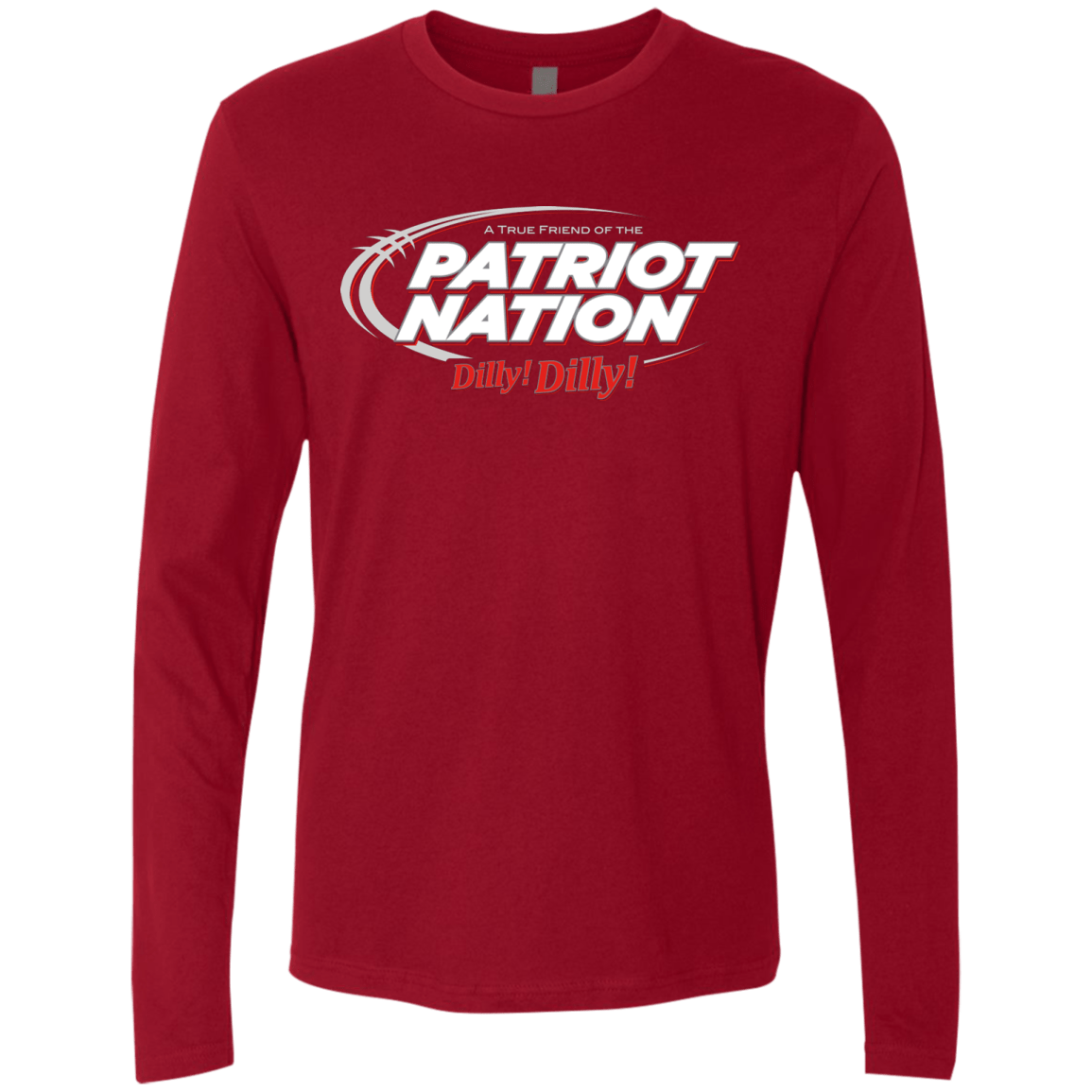 T-Shirts Cardinal / Small Patriot Nation Dilly Dilly Men's Premium Long Sleeve