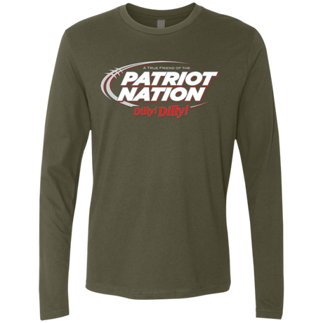 T-Shirts Military Green / Small Patriot Nation Dilly Dilly Men's Premium Long Sleeve