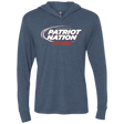 T-Shirts Indigo / X-Small Patriot Nation Dilly Dilly Triblend Long Sleeve Hoodie Tee