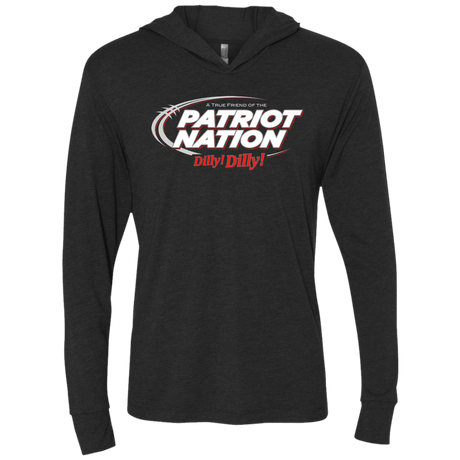 T-Shirts Vintage Black / X-Small Patriot Nation Dilly Dilly Triblend Long Sleeve Hoodie Tee