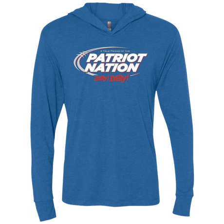 T-Shirts Vintage Royal / X-Small Patriot Nation Dilly Dilly Triblend Long Sleeve Hoodie Tee
