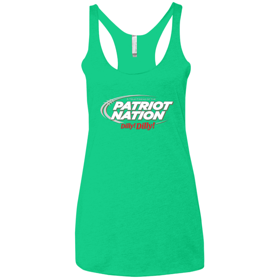 T-Shirts Envy / X-Small Patriot Nation Dilly Dilly Women's Triblend Racerback Tank
