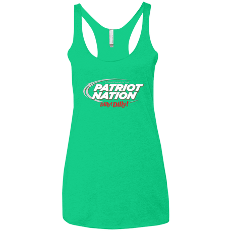 T-Shirts Envy / X-Small Patriot Nation Dilly Dilly Women's Triblend Racerback Tank