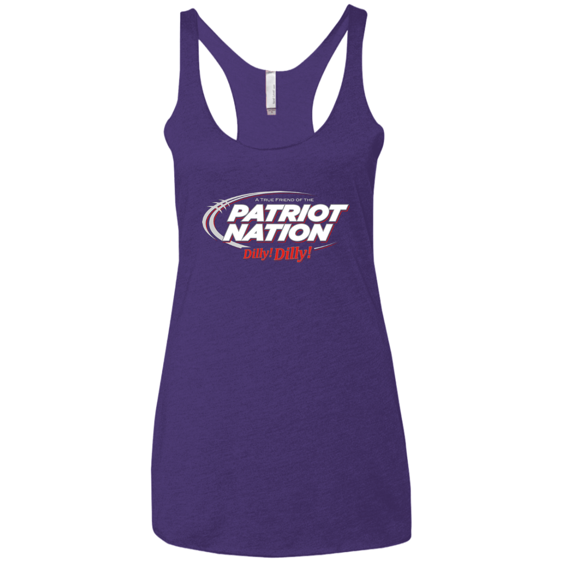 T-Shirts Purple / X-Small Patriot Nation Dilly Dilly Women's Triblend Racerback Tank