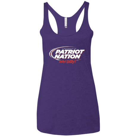 T-Shirts Purple / X-Small Patriot Nation Dilly Dilly Women's Triblend Racerback Tank