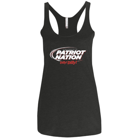 T-Shirts Vintage Black / X-Small Patriot Nation Dilly Dilly Women's Triblend Racerback Tank