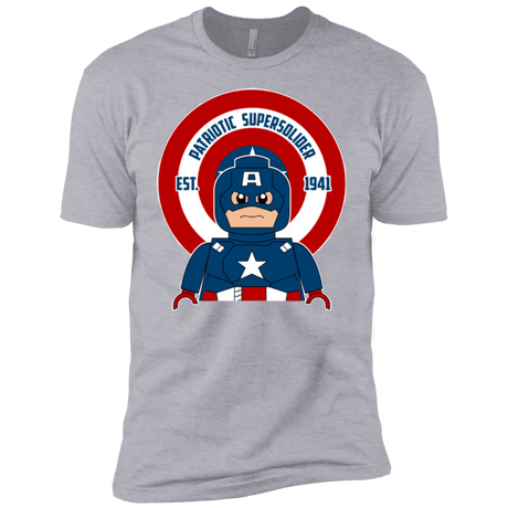 T-Shirts Heather Grey / YXS Patriotic Supersoldier Boys Premium T-Shirt