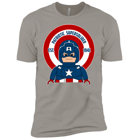 T-Shirts Light Grey / YXS Patriotic Supersoldier Boys Premium T-Shirt