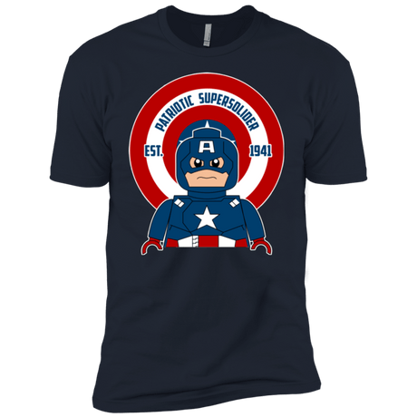 T-Shirts Midnight Navy / YXS Patriotic Supersoldier Boys Premium T-Shirt