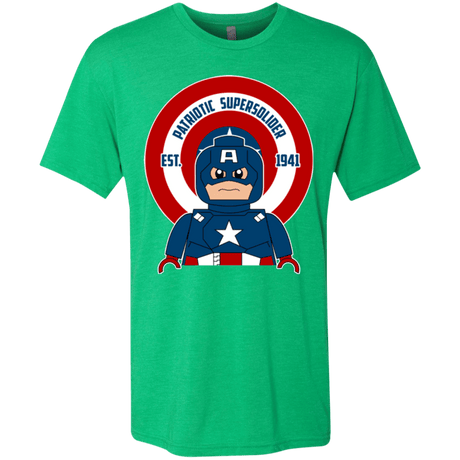 T-Shirts Envy / Small Patriotic Supersoldier Men's Triblend T-Shirt