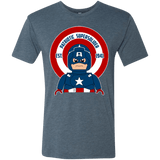 T-Shirts Indigo / Small Patriotic Supersoldier Men's Triblend T-Shirt