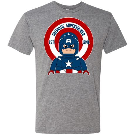 T-Shirts Premium Heather / Small Patriotic Supersoldier Men's Triblend T-Shirt