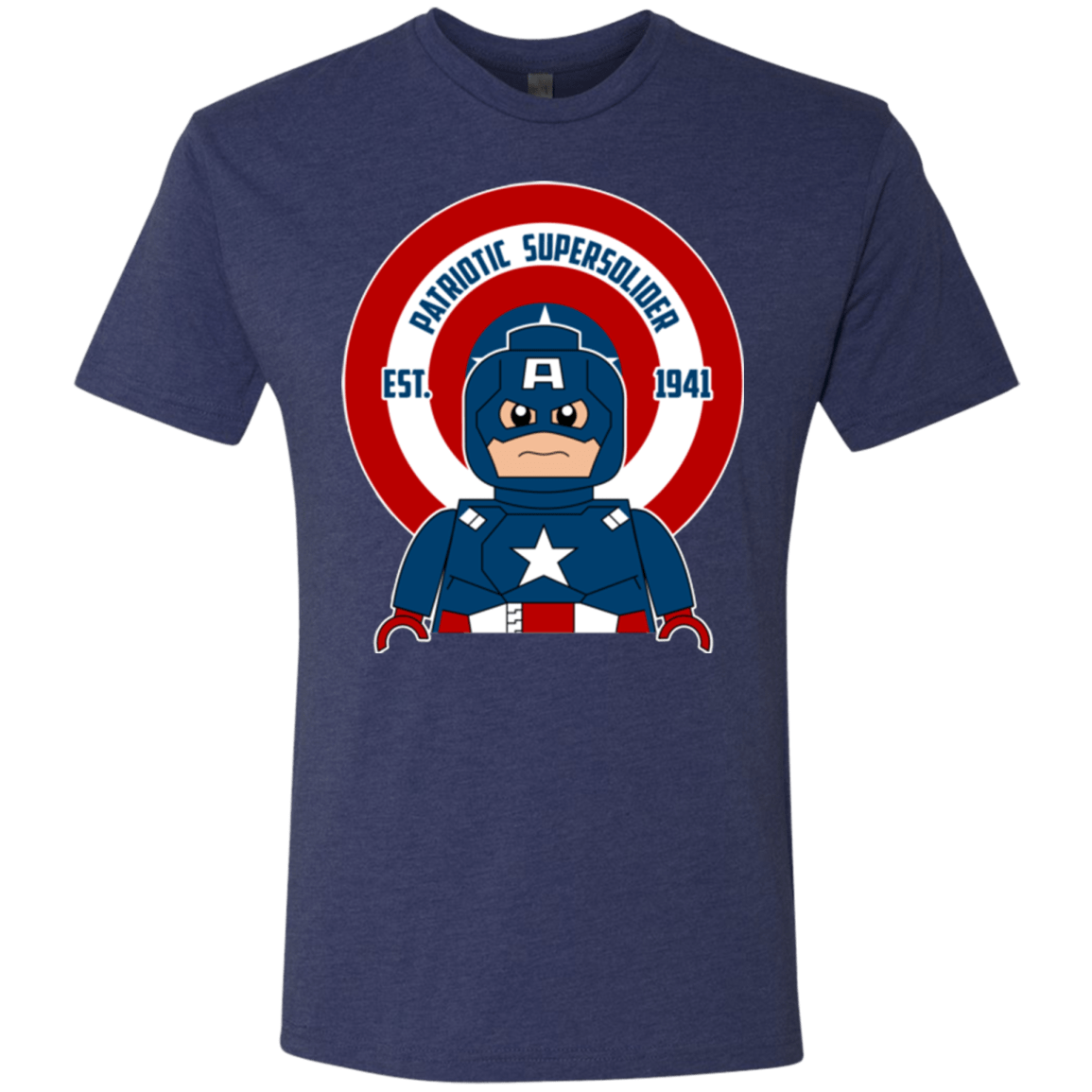 T-Shirts Vintage Navy / Small Patriotic Supersoldier Men's Triblend T-Shirt