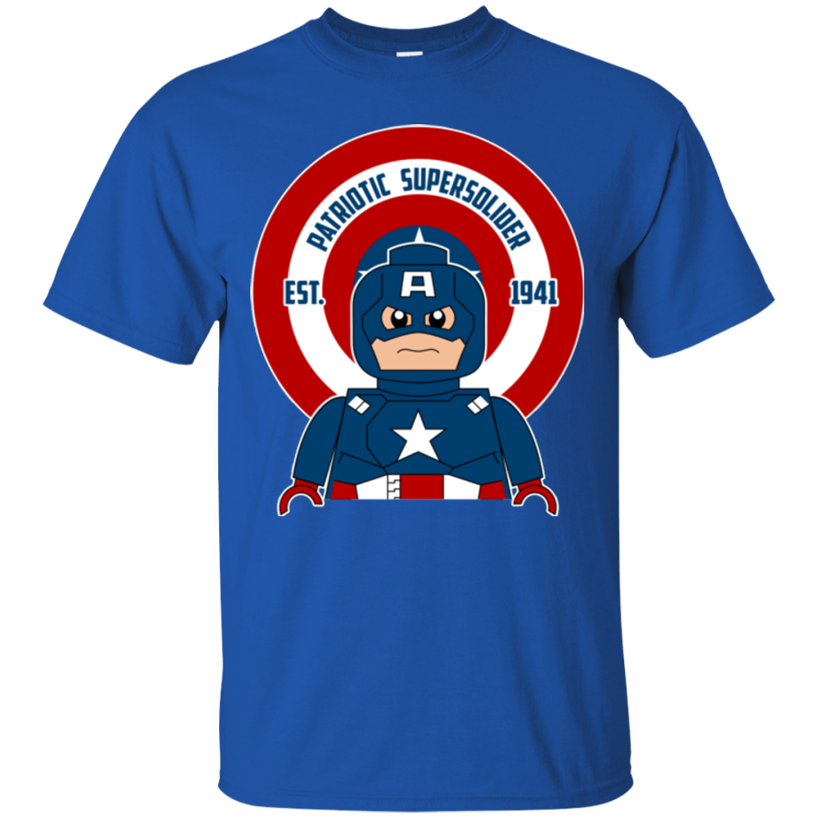 T-Shirts Royal / Small Patriotic Supersoldier T-Shirt
