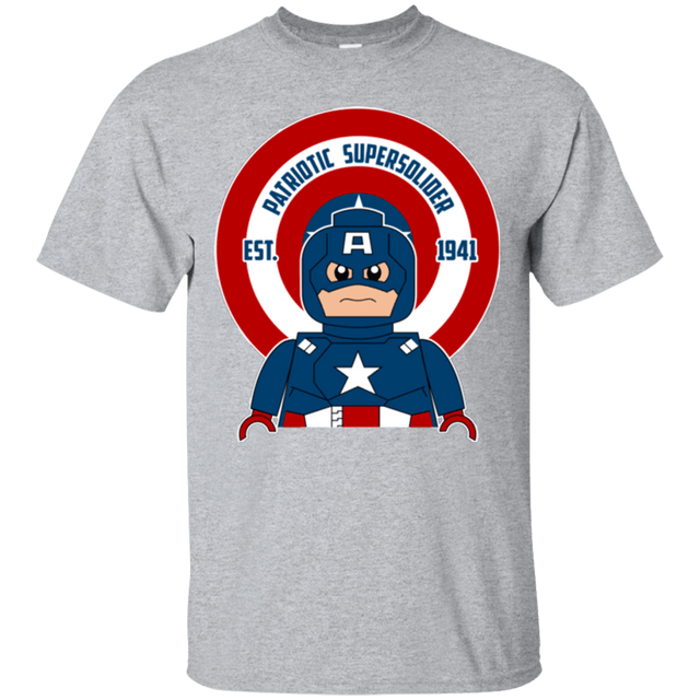 T-Shirts Sport Grey / Small Patriotic Supersoldier T-Shirt