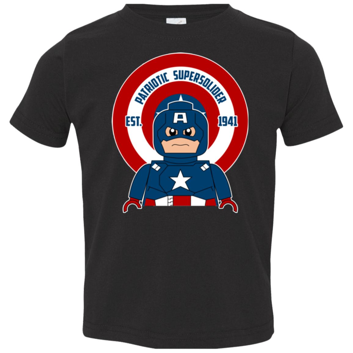 T-Shirts Black / 2T Patriotic Supersoldier Toddler Premium T-Shirt