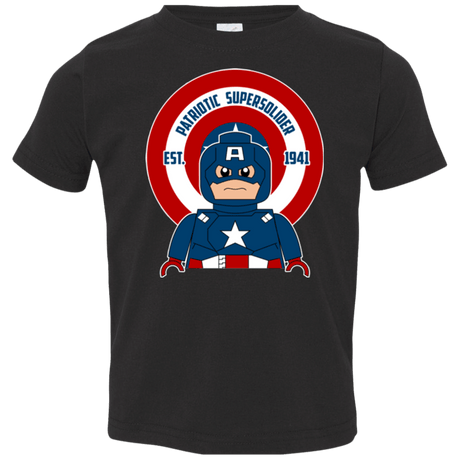 T-Shirts Black / 2T Patriotic Supersoldier Toddler Premium T-Shirt