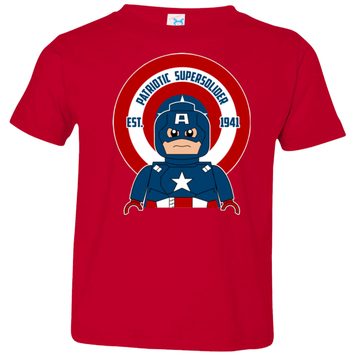 T-Shirts Red / 2T Patriotic Supersoldier Toddler Premium T-Shirt