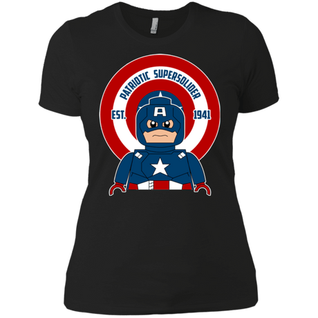 T-Shirts Black / X-Small Patriotic Supersoldier Women's Premium T-Shirt