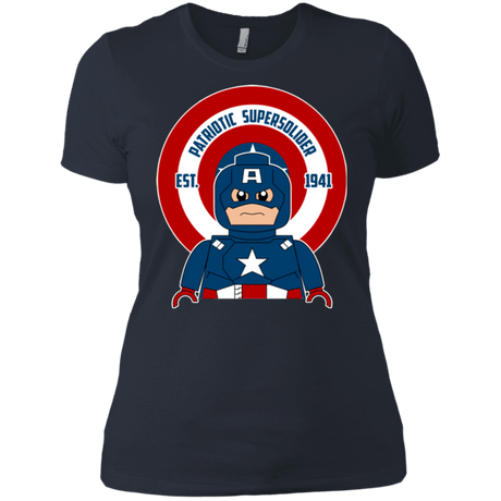 T-Shirts Indigo / X-Small Patriotic Supersoldier Women's Premium T-Shirt