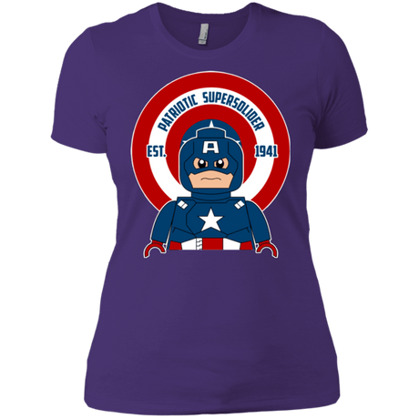 T-Shirts Purple / X-Small Patriotic Supersoldier Women's Premium T-Shirt