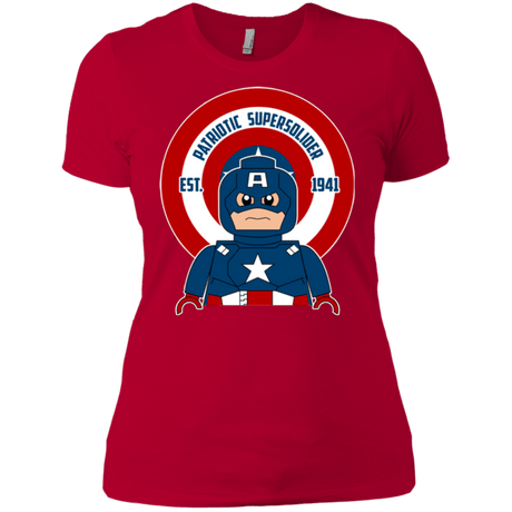 T-Shirts Red / X-Small Patriotic Supersoldier Women's Premium T-Shirt