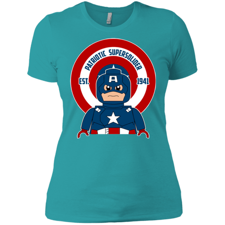 T-Shirts Tahiti Blue / X-Small Patriotic Supersoldier Women's Premium T-Shirt