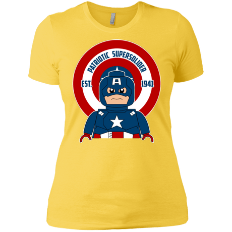 T-Shirts Vibrant Yellow / X-Small Patriotic Supersoldier Women's Premium T-Shirt