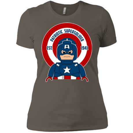 T-Shirts Warm Grey / X-Small Patriotic Supersoldier Women's Premium T-Shirt