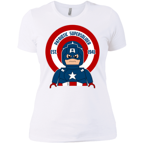 T-Shirts White / X-Small Patriotic Supersoldier Women's Premium T-Shirt