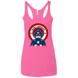 T-Shirts Vintage Pink / X-Small Patriotic Supersoldier Women's Triblend Racerback Tank