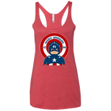 T-Shirts Vintage Red / X-Small Patriotic Supersoldier Women's Triblend Racerback Tank
