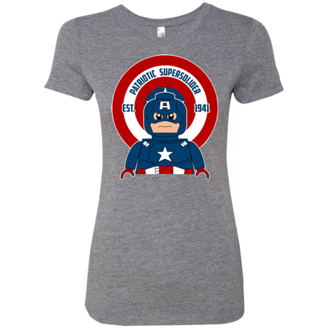 T-Shirts Premium Heather / Small Patriotic Supersoldier Women's Triblend T-Shirt