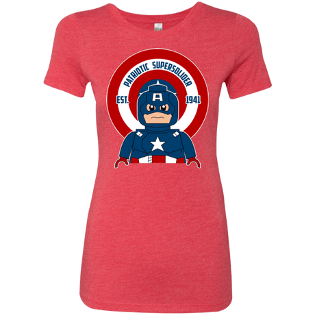 T-Shirts Vintage Red / Small Patriotic Supersoldier Women's Triblend T-Shirt