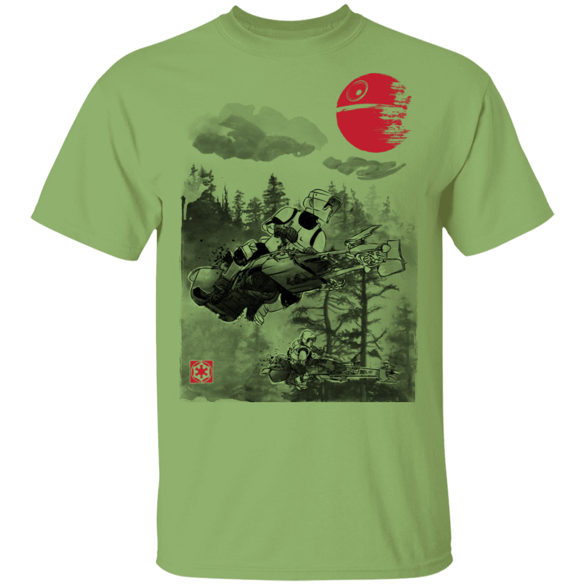T-Shirts Kiwi / S Patrolling the Endor Moon T-Shirt