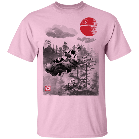 T-Shirts Light Pink / S Patrolling the Endor Moon T-Shirt