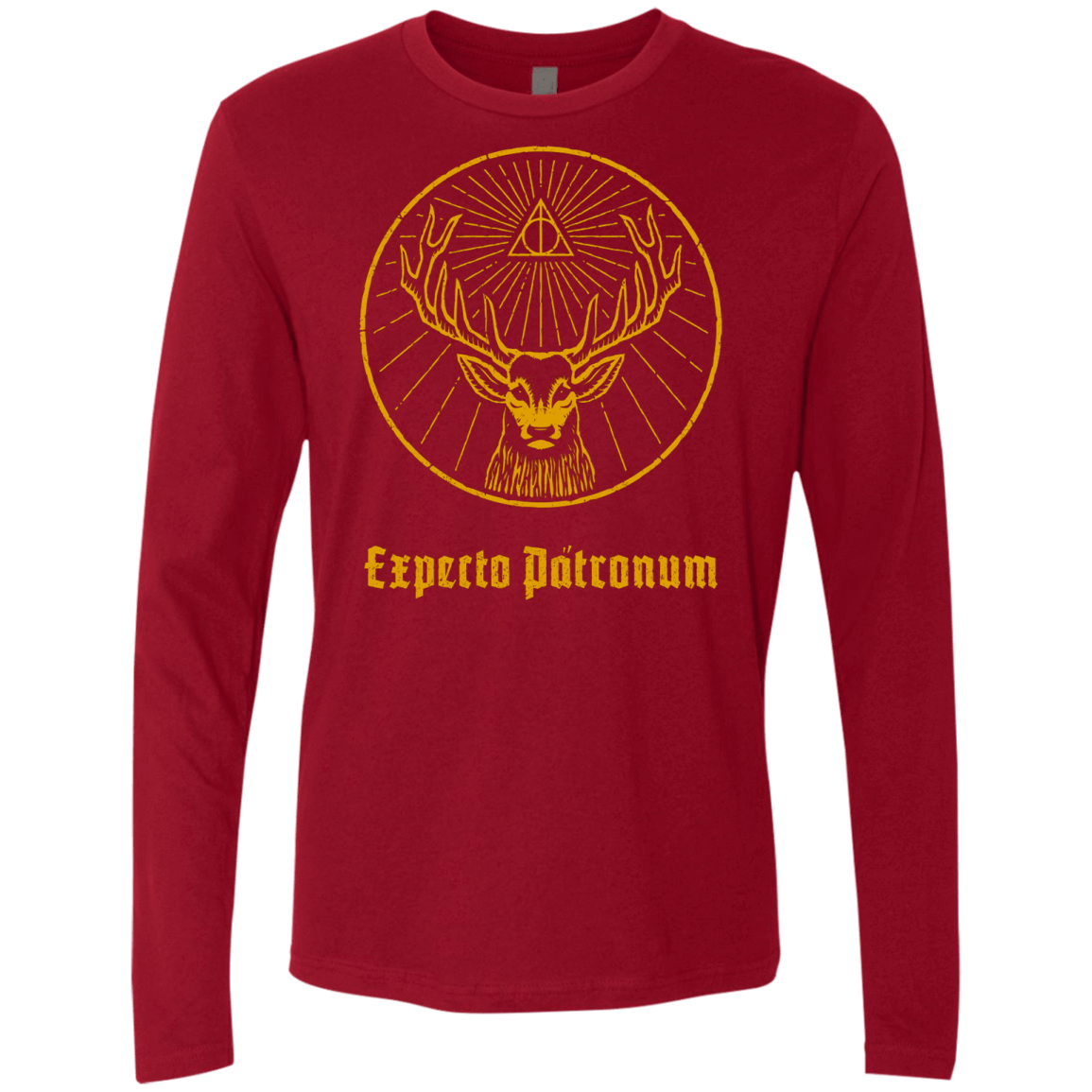 T-Shirts Cardinal / Small Patronumeister House Men's Premium Long Sleeve