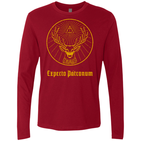 T-Shirts Cardinal / Small Patronumeister House Men's Premium Long Sleeve