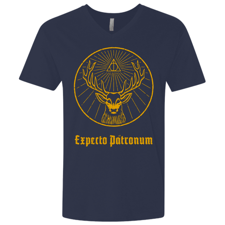 T-Shirts Midnight Navy / X-Small Patronumeister House Men's Premium V-Neck