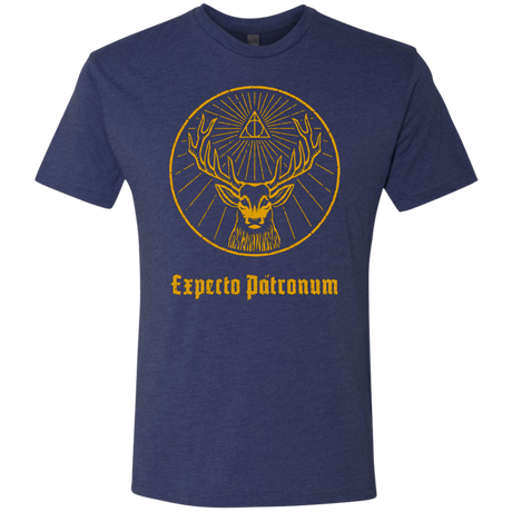 T-Shirts Vintage Navy / Small Patronumeister House Men's Triblend T-Shirt