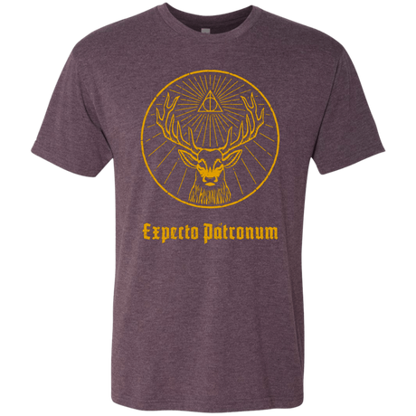 T-Shirts Vintage Purple / Small Patronumeister House Men's Triblend T-Shirt
