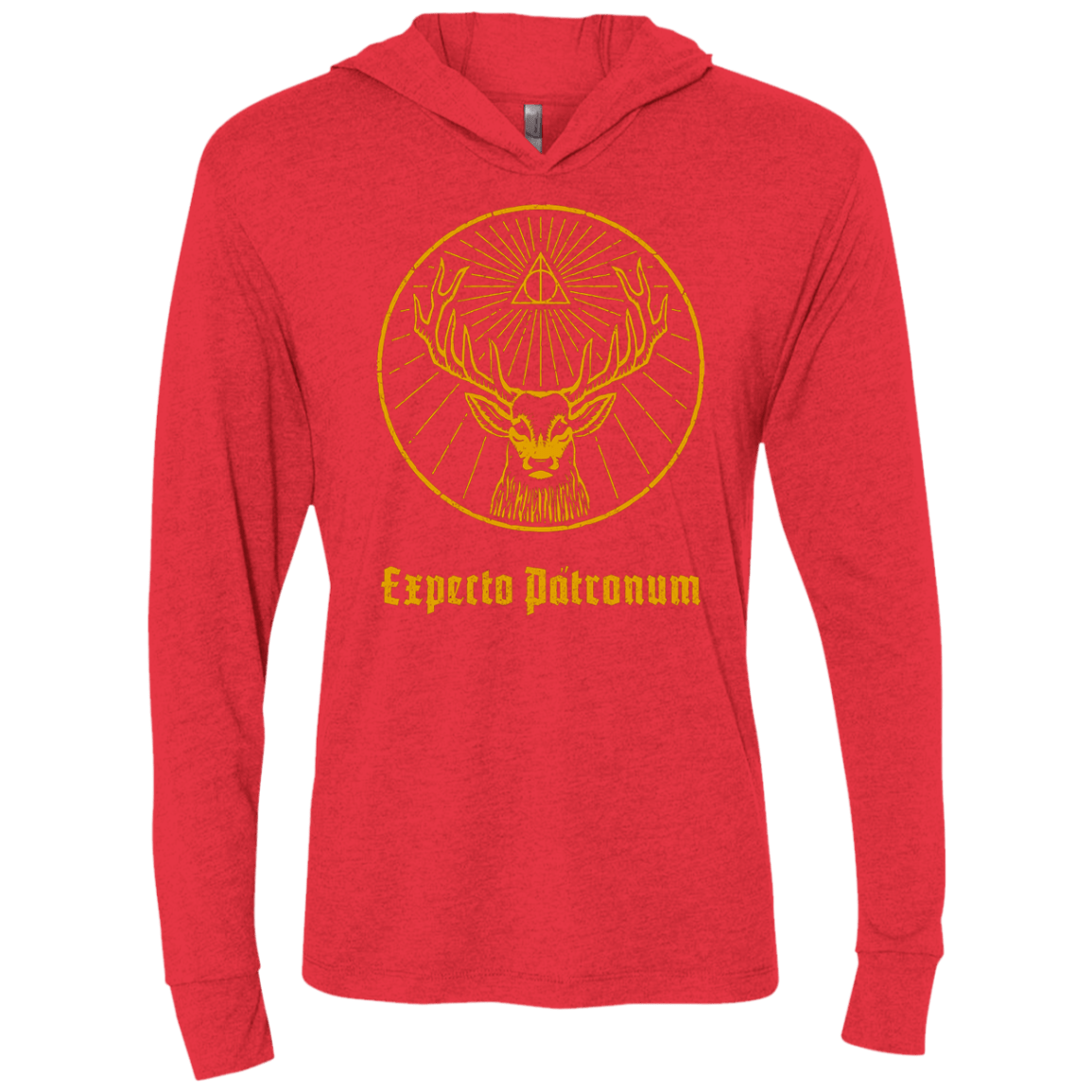 T-Shirts Vintage Red / X-Small Patronumeister House Triblend Long Sleeve Hoodie Tee